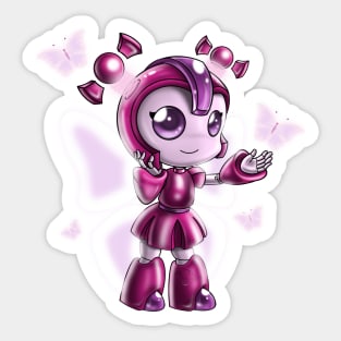 Butterfly Robot Sticker